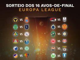 Assim ficaram os duelos da Europa League. BeSoccer