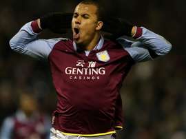 Aston Villa striker Gabriel Agbonlahor. AstonVillaFC