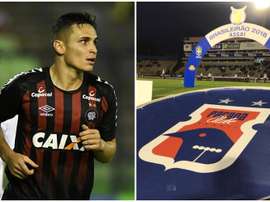 Atlético-PR e Paraná se enfrentam pela 26ª rodada do Campeonato Brasileiro. Collage/Twitter