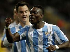 Atsu during his time at Malaga. MalagaFC