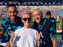 Rapinoe avec Ozil, qui est qui ? Instagram/MRapinoe