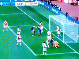 Austin equalised for Saints against Arsenal. Twitter