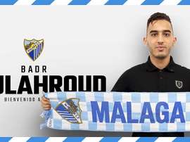 Boulahroud firma hasta 2021. Twitter/MalagaCF