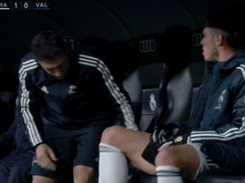 Bale no cuajó una gran actuación. Captura/Movistar