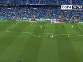 Segundo golo de Bale. Twitter/beINSports