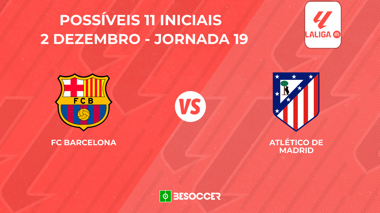 Barcelona-Atlético, veja as prováveis escalações