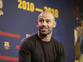 O argentino foi alvo de uma homenagem. FCBarcelona