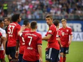 Bayern de Munique vence o Hamburgo em amistoso. Twitter @FCBayern