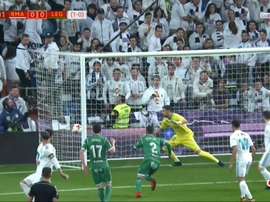 Beauvue disfrutó de la primera ocasión del partido. Captura/beINSports