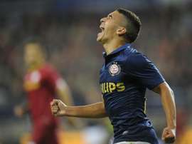 Belgian prospect Zakaria Bakkali, pictured in action on August 7, 2013, has signed for Valencia on a five-year deal from PSV Eindhoven