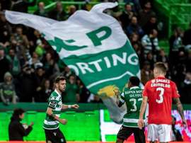 O Benfica venceu o Sporting na Luz. Twitter @Sporting_CP
