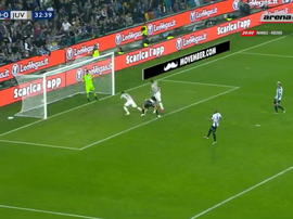 Bentancur opens the scoring. Captura/ArenaSport2