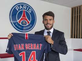 Bernat has signed a three-year deal. Twitter/PSG