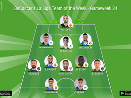 Our La Liga Team of the Week - Gameweek 34. BeSoccer