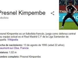 Kimpembe au Real Madrid ?? Capture/Wikipedia
