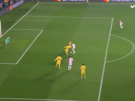 Ter Stegen a été battu sur sa ligne. Capture/MovistarLigadeCampeones