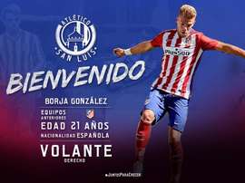 El joven jugador, contento con su etapa en México. AtléticoSanLuis