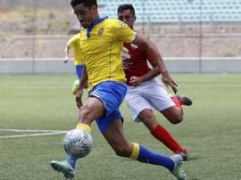 Borja Herrera, a ganarse la confianza de Manolo Jiménez. UDLP_Oficial