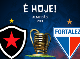 Prováveis escalações de Botafogo-PB e Fortaleza. Twitter @CopaDoNordeste