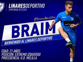 Braim, nuevo jugador del Linares. LinaresDeportivo