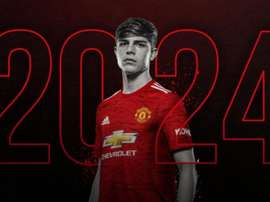 United have renewed Brandon Williams. Screenshot/ManUtd