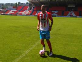 Brayan Perera, feliz de haber recalado en el Lugo. CDeportivoLugo