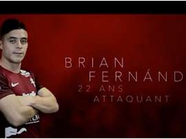 Brian Fernández vai jogar na Ligue 1 pela primeira vez na sua carreira. FCMetz