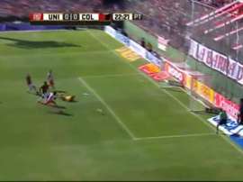 Brítez perdonó de manera estrepitosa el primer gol de Unión de Santa Fe. Youtube