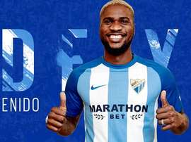 Le Nigérian arrive à Malaga pour pallier au manque de buts du club. Twitter/MalagaCF
