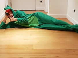 Brozovic recreated his move against Barcelona for Halloween. MARCELOBROZOVIC/INSTAGRAM