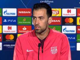 Sergio spoke about the game. Captura/FCBarcelona