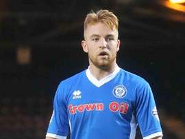 Callum Camps was shocked by Rochdale's PA announcement. RochdaleFC