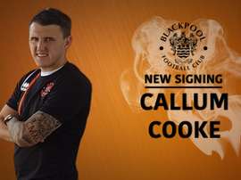 Callum, nuevo jugador del Blackpool. BlackpoolFC