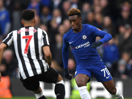 Callum Hudson-Odoi scored twice for Chelsea in the final. ChelseaFC