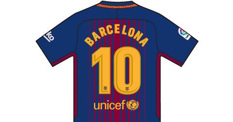 barcelona commemorative jersey