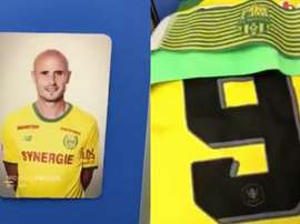 Pallois porte le '9' pour Sala. FCNantes