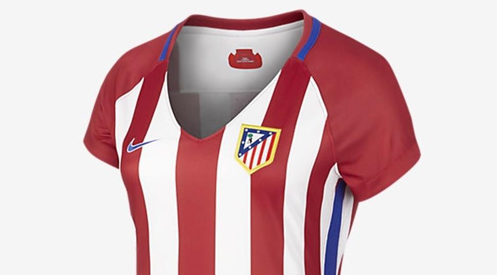 segunda equipacion Atlético de Madrid chica segunda equipacion Atlético de Madrid chica