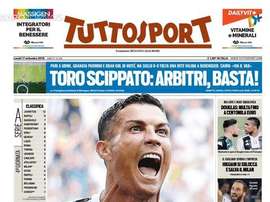 Capa do jornal 'Tuttosport' de 17-09-18. Tuttosport