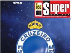 Capa do jornal Super Notícia desta segunda-feira. Super Notícia