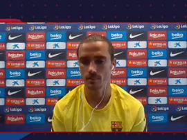 Griezmann pasó revista. Captura/FCBarcelona