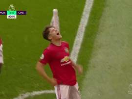 James est arrivé à Old Trafford avec un but sous le bras. Capture/DAZN