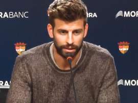 Piqué abordou vários assuntos da atualidade na apresentação do projeto com o Andorra. Captura