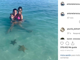 Messi se renova: adeus a barba. Instagram/AntonelaRoccuzzo