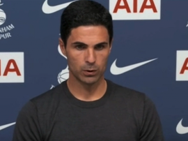 Arteta mostrou todo seu descontentamento. Captura/Dugout