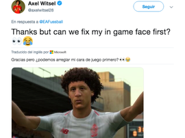 Witsel troleó a EA Sports. Witsel