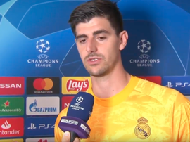 Courtois analyse la défaite de son équipe. Captura/beINSports