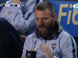 De Rossi est bien intégré : lui aussi se met au mate. Capture/FOXSports