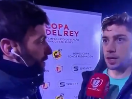 Fede Valverde não quis botar culpa no gramado. Captura/Cuatro
