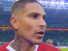 Guerrero cargó contra el arbitraje. Captura/Globoesporte