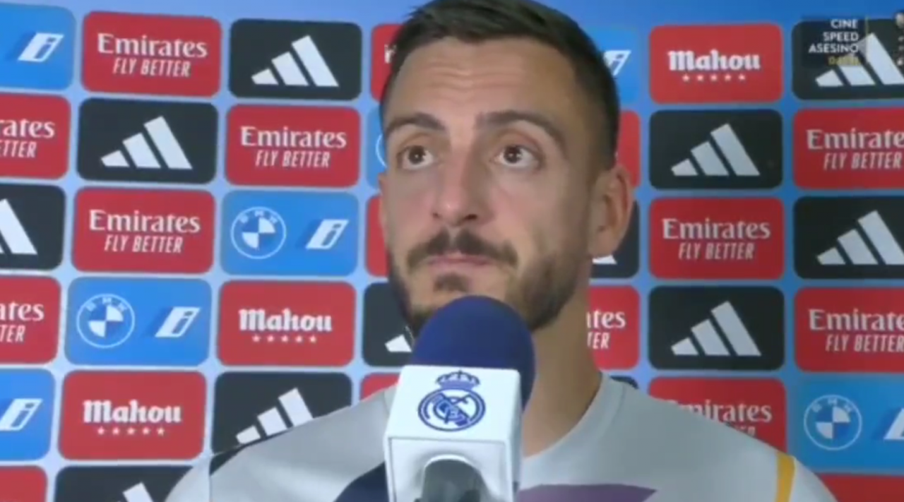 La satisfacción de Joselu por haberle dado la victoria al Madrid